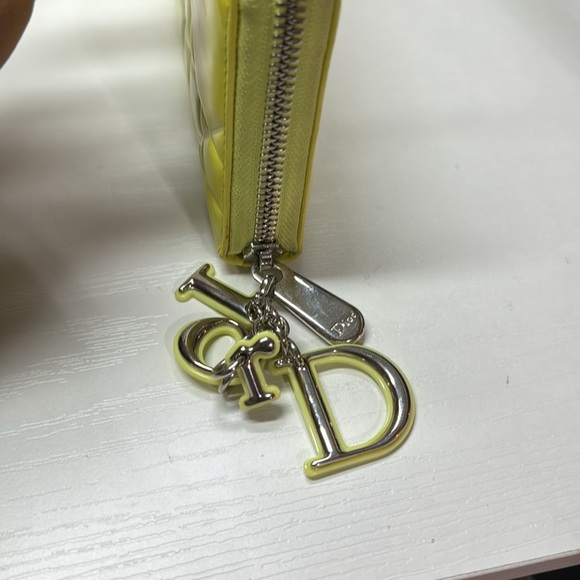 Authentic Cristian Dior Yellow Wallet - Picture 3 of 17